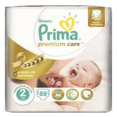 Prima Premium Care No:2 Mini 88 Adet Mega Paket Bebek Bezi