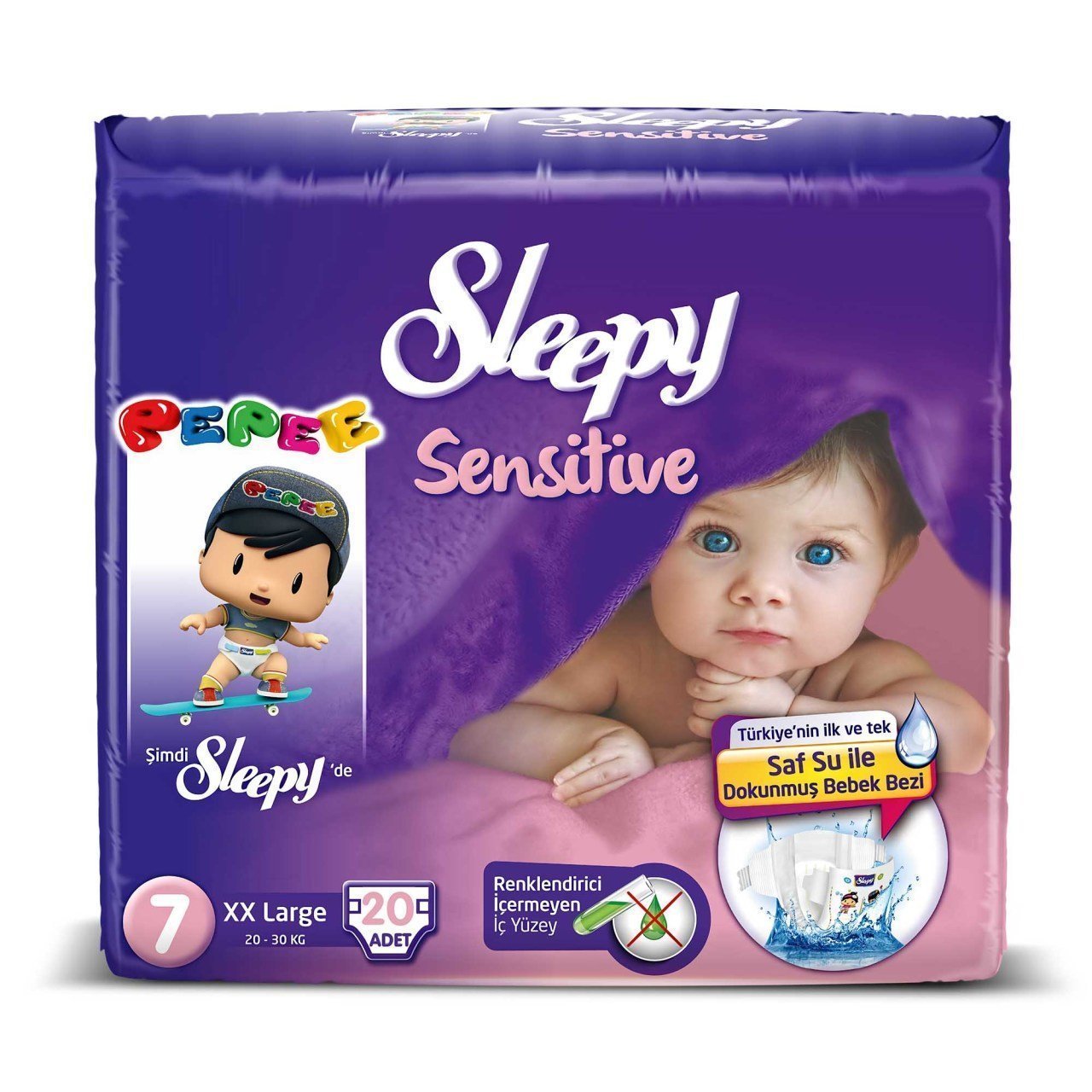 Sleepy Sensitive No:7 XX Large 20 Adet Bebek Bezi
