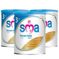 SMA 3 Bebek Devam Sütü 900 gr 1-3 Yaş x 3 Adet