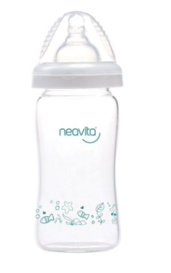 Neavita 16121 Cam Biberon 240 ml 0 + Ay Pembe