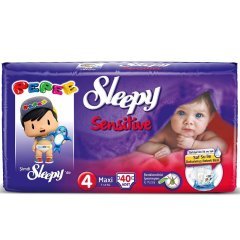 Sleepy Sensitive No:4 Maxi 40 Adet Bebek Bezi