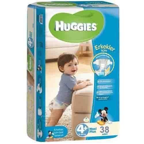 Huggies Maxi Plus Erkek Bebek 38' li