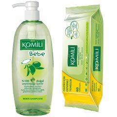 Komili Bebe Şampuanı 750 ml + Islak Mendil Hediyeli