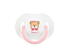 Wee 781 Specıal Saplı Kapaklı Damaklı Emzik 0-6 Ay Pembe Ayıcık
