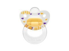 Wee 833 Desenli Damaklı Emzik 0-6 Ay Sarı
