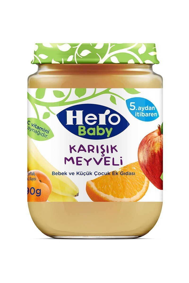 Hero Baby Karışık Meyveli Çoçuk Ek Gıdası 5+ Ay 190 g